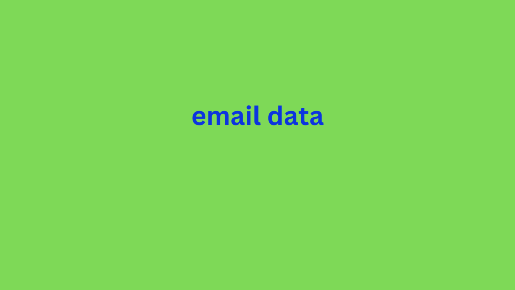 email data