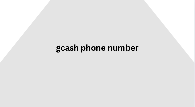 gcash phone number