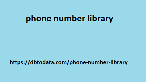 phone number library