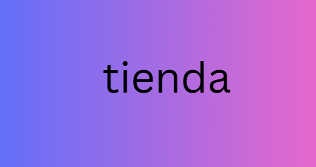 tienda